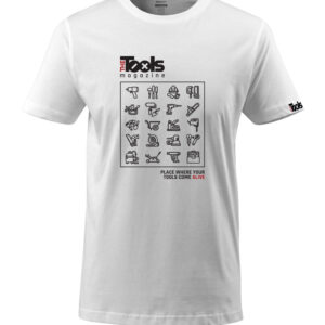 T-shirt The Tools Magazine biały rozm. XL